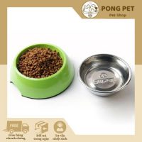 Bát Ăn Cho Thú Cưng – Nhựa Kèm Inox 2 Trong 1