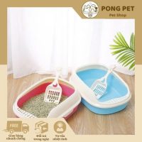 Chậu Vệ Sinh Cho Mèo Kèm Xẻng Xúc – Tiện Lợi, Dễ Dàng Vệ Sinh
