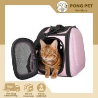Túi Vận Chuyển Thú Cưng Cao Cấp Màu Hồng Pong Pet Shop